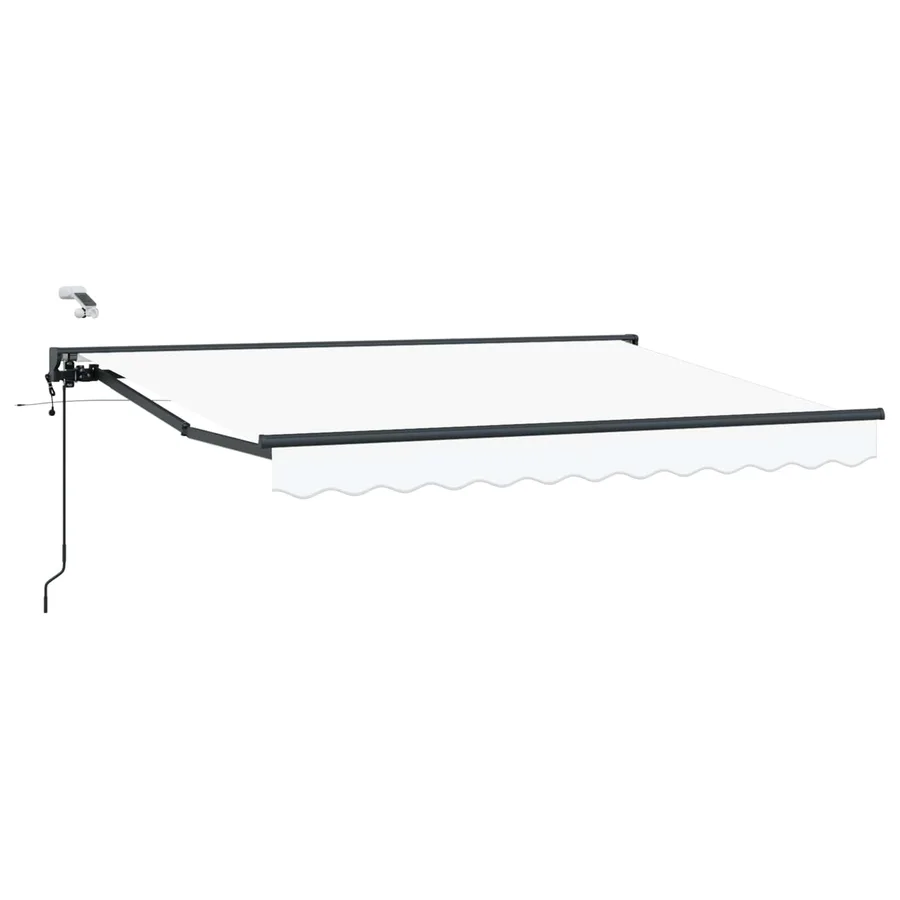 Auvent rétractable électrique Blanc 3,5 x 2,5 m - 2