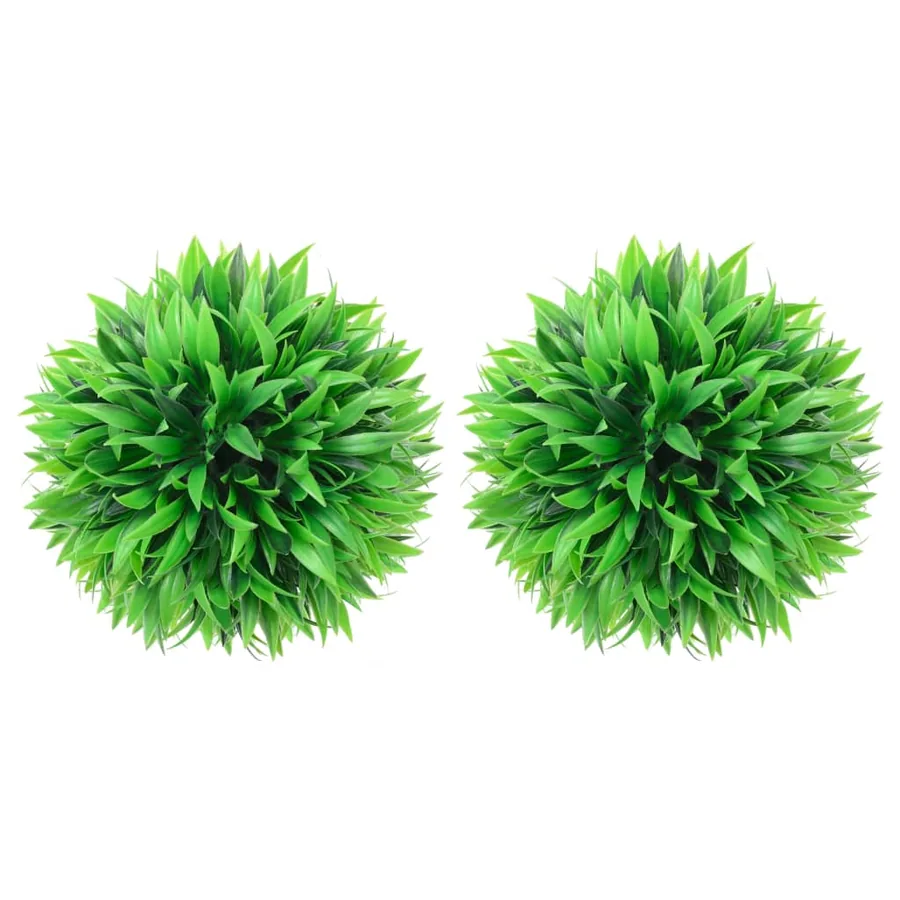 Boules de buis artificielles 2 pcs 20 cm