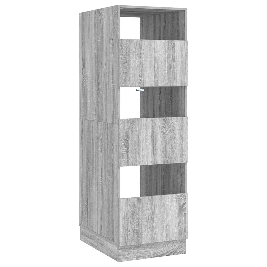 Armoire à Laver Gris Sonoma 50 x 68 x 162 cm Bois d'ingénierie - 2