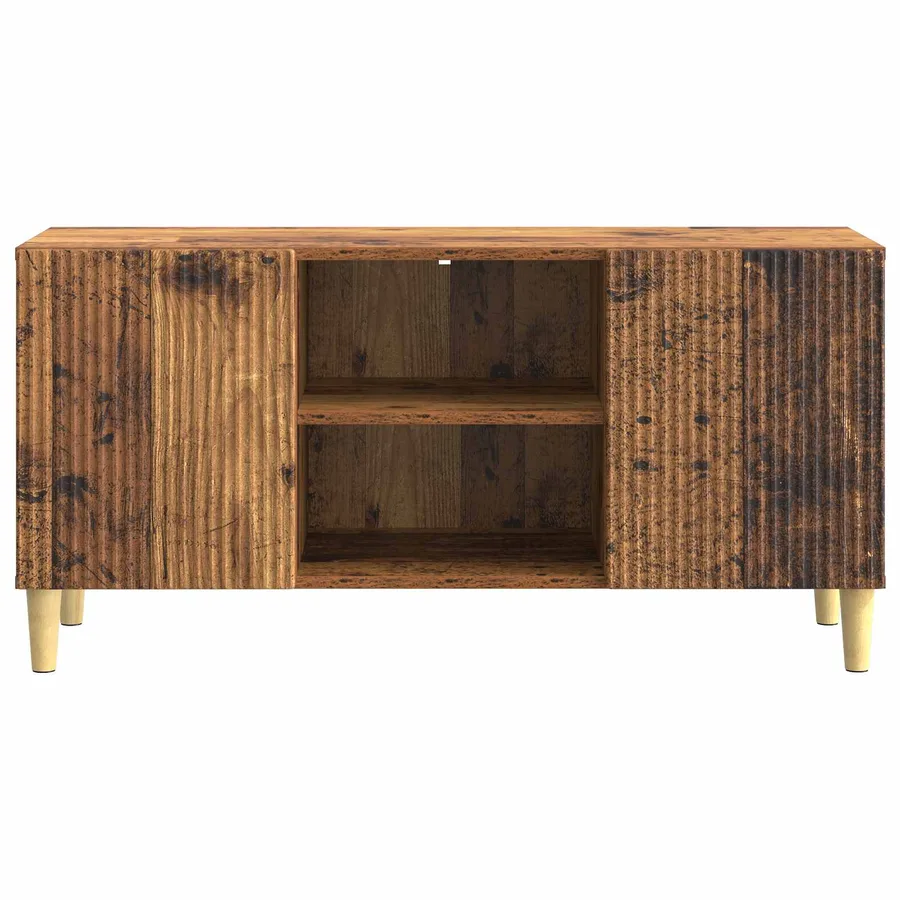 Meuble TV Bois ancien 102 x 34,5 x 50 cm Bois d'ingénierie - 6
