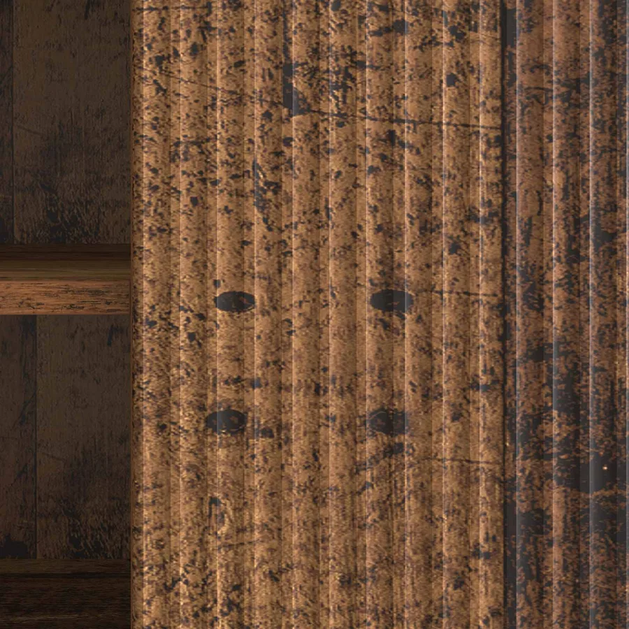Meuble TV Bois ancien 102 x 34,5 x 50 cm Bois d'ingénierie - 8