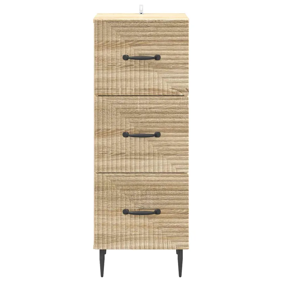 Armoire à tiroirs Chêne Sonoma 33 x 34,5 x 89,5 cm - 6