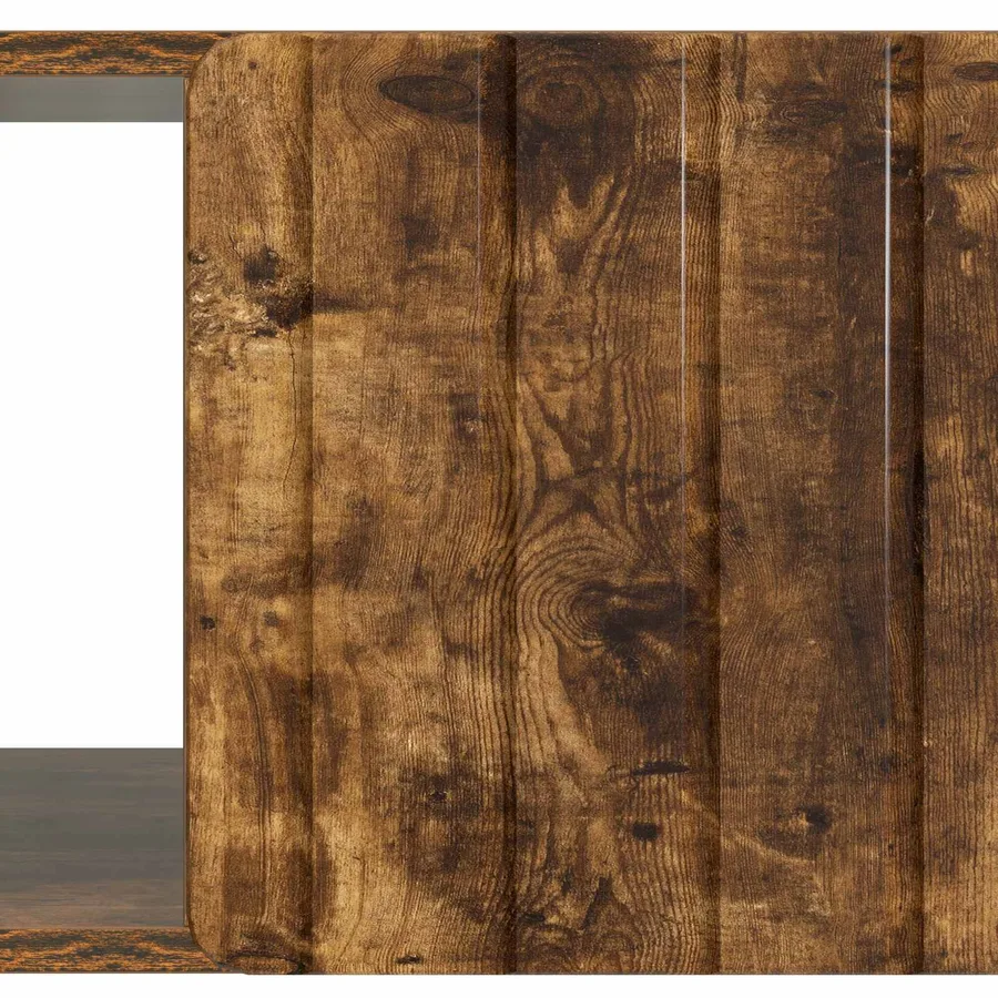 Table basse Chêne fumé 90 x 50 x 40 cm Bois d'ingénierie - 9