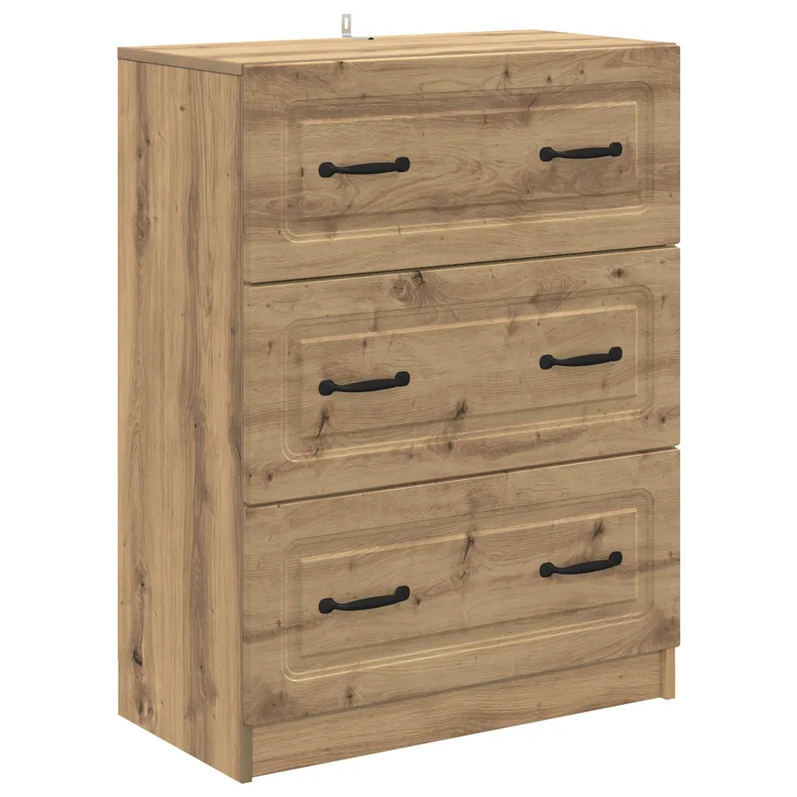 Armoire à tiroirs 66 x 34,5 x 87 cm Bois d'ingénierie - 2