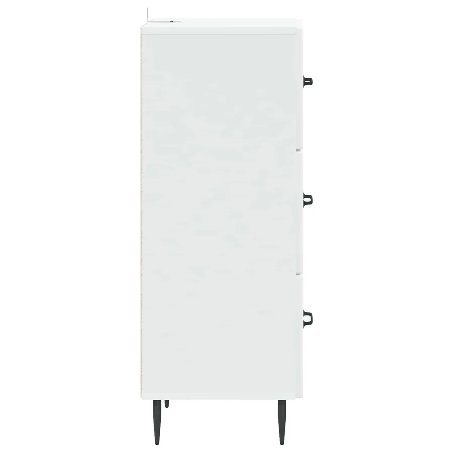 Armoire à tiroirs Blanc 33 x 34,5 x 89,5 cm Bois d'ingénierie - 7