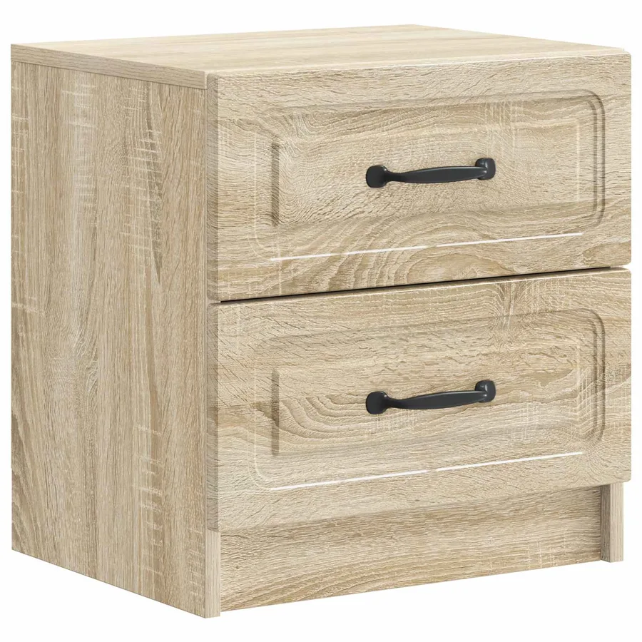 Cabinet de chevet 2 pcs Chêne Sonoma 43 x 34,5 x 44,5 cm - 5