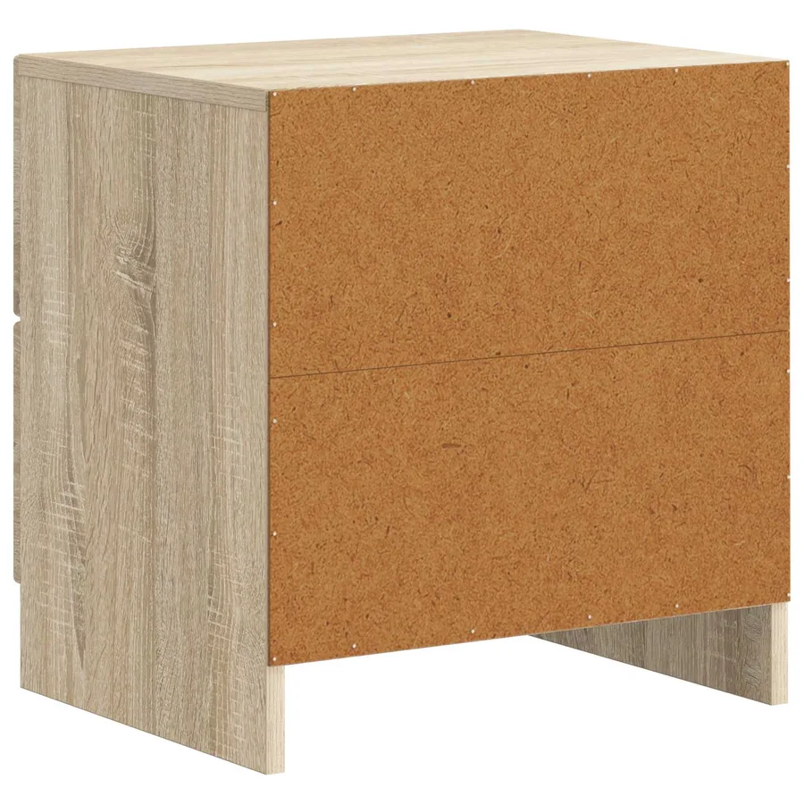 Cabinet de chevet 2 pcs Chêne Sonoma 43 x 34,5 x 44,5 cm - 9