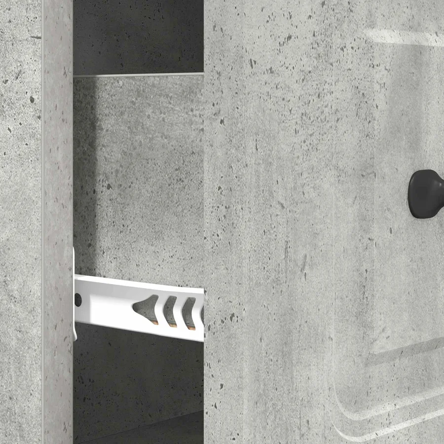 Armoire à tiroirs Gris béton 66 x 34,5 x 87 cm - 8