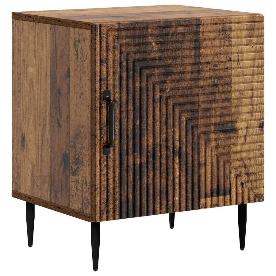 Cabinet de chevet Bois ancien 43 x 34,5 x 50 cm - 2