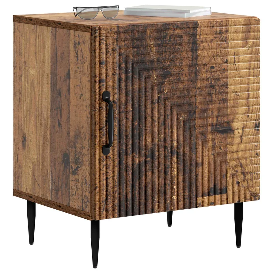 Cabinet de chevet Bois ancien 43 x 34,5 x 50 cm - 3