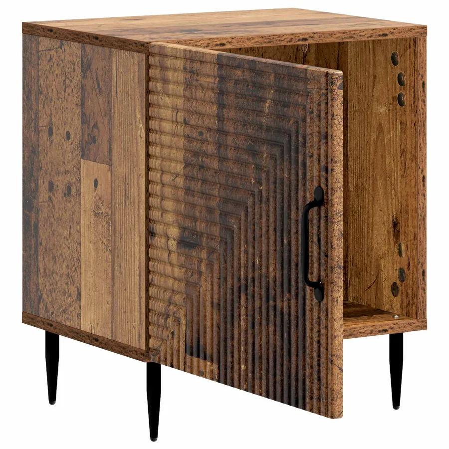 Cabinet de chevet Bois ancien 43 x 34,5 x 50 cm - 4