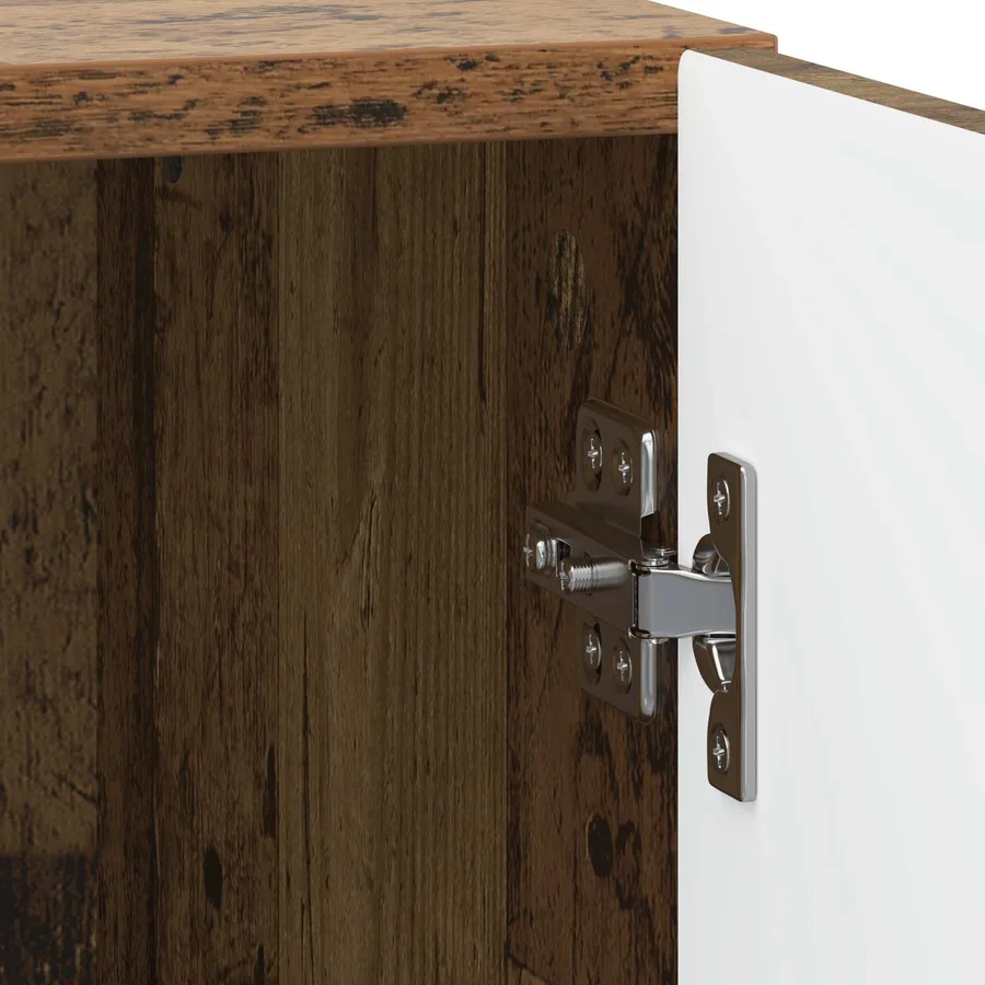 Cabinet de chevet Bois ancien 43 x 34,5 x 50 cm - 9