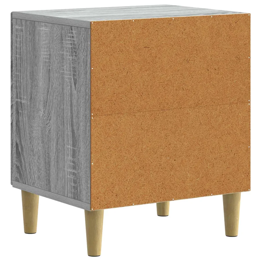 Cabinet de chevet Sonoma gris 43 x 34,5 x 50 cm - 7