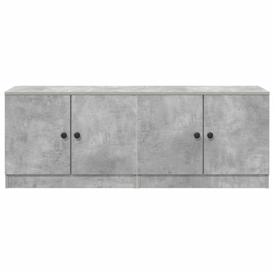 Armoire de rangement pour lit mezzanine 2 pc Gris béton - 5