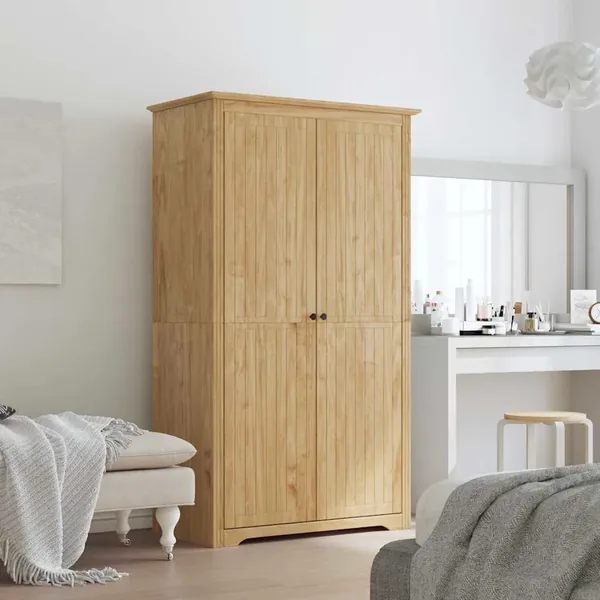 Armoire BODO Marron miel 53,5 x 99 x 173 cm Bois d'ingénierie