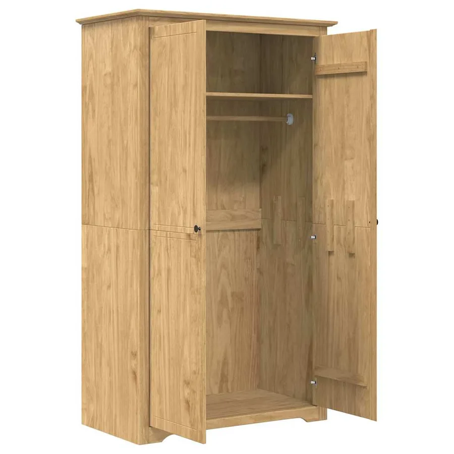 Armoire BODO Marron miel 53,5 x 99 x 173 cm Bois d'ingénierie - 3