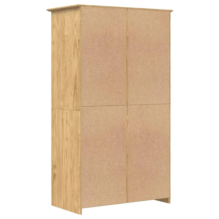 Armoire BODO Marron miel 53,5 x 99 x 173 cm Bois d'ingénierie - 6
