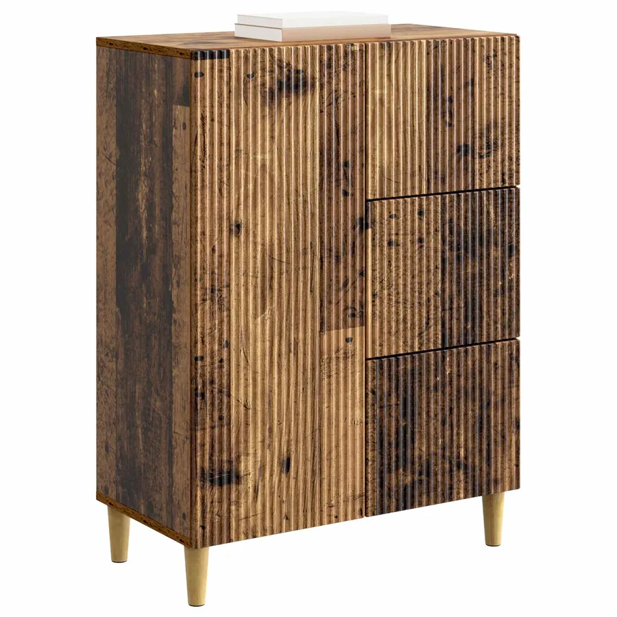 Buffet Bois ancien 66 x 34,5 x 90 cm Bois d'ingénierie - 3