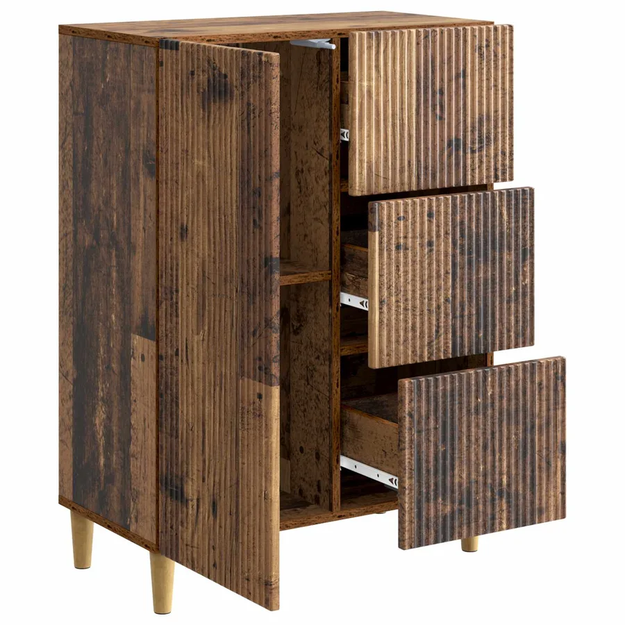 Buffet Bois ancien 66 x 34,5 x 90 cm Bois d'ingénierie - 5