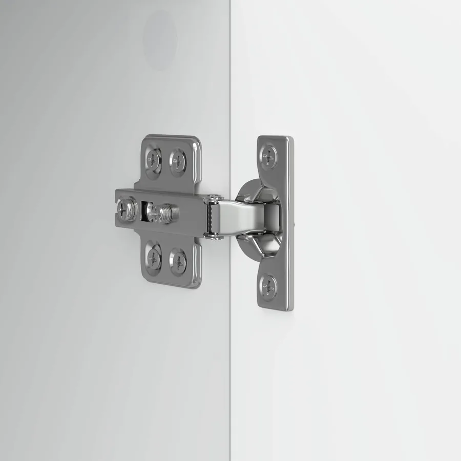 Meuble TV Blanc brillant 102 x 34,5 x 50 cm Bois d'ingénierie - 9
