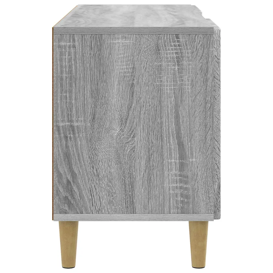 Meuble TV Sonoma gris 102 x 34,5 x 50 cm Bois d'ingénierie - 7