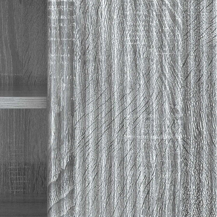 Meuble TV Sonoma gris 102 x 34,5 x 50 cm Bois d'ingénierie - 8