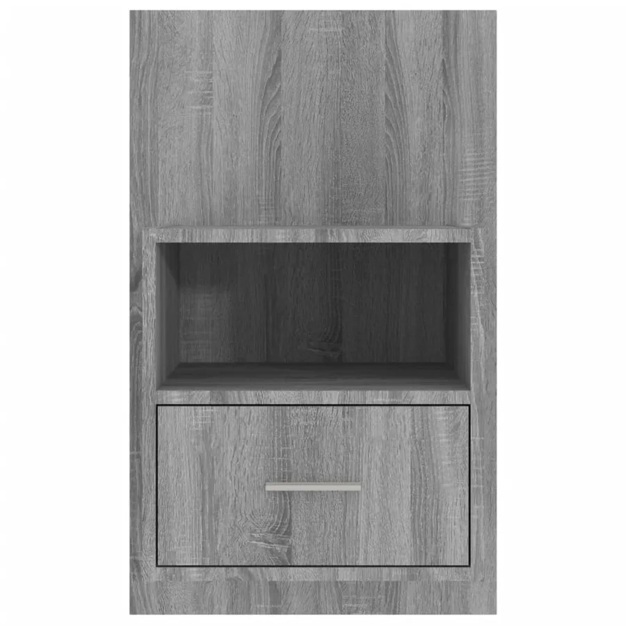 Tables de chevet murales 2 pcs Sonoma gris - 6
