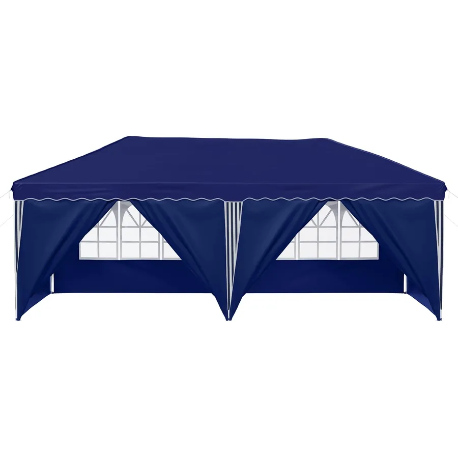 Tente de fête pop-up 575 x 288 x 245 cm Bleu - 6