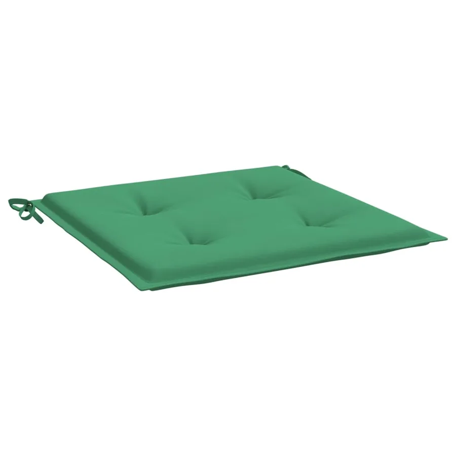 Coussins de chaise jardin lot de 4 vert 50x50x4 cm tissu oxford - 5