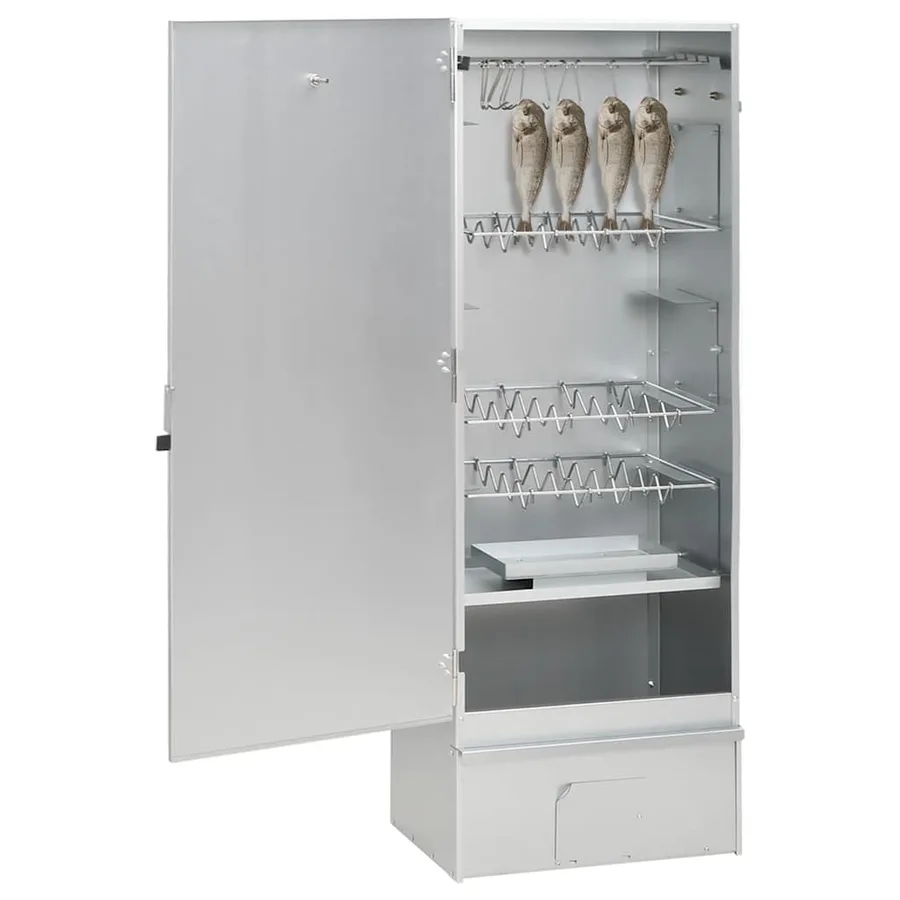 Fumoir pour four à barbecue avec copeaux de bois 44,5x29x110 cm - 3