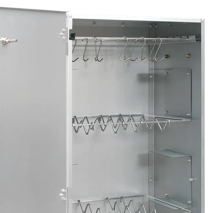 Fumoir pour four à barbecue avec copeaux de bois 44,5x29x110 cm - 8