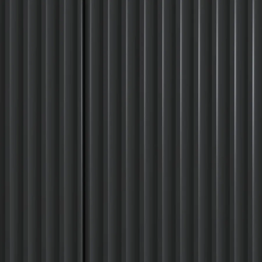 Buffet Noir 89 x 34,5 x 80 cm Bois d'ingénierie - 8