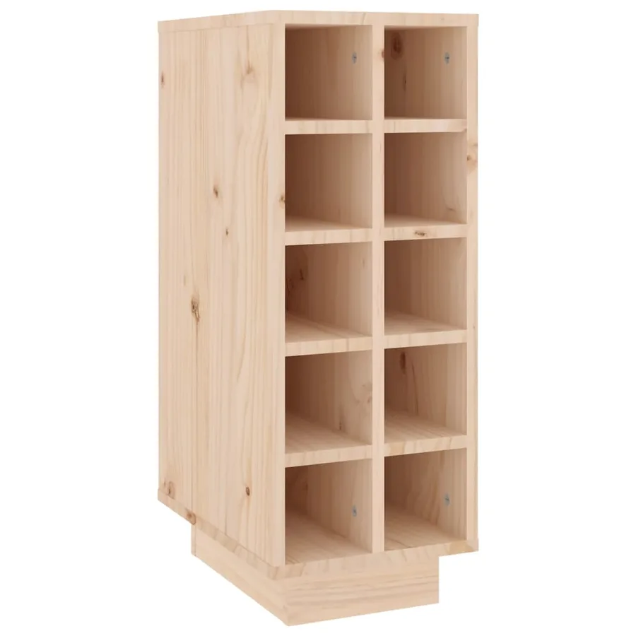 Armoire à vin 23x34x61 cm Bois de pin massif - 2