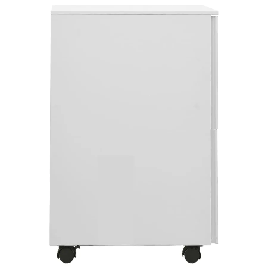 Classeur mobile Gris clair 39x45x67 cm Acier - 3