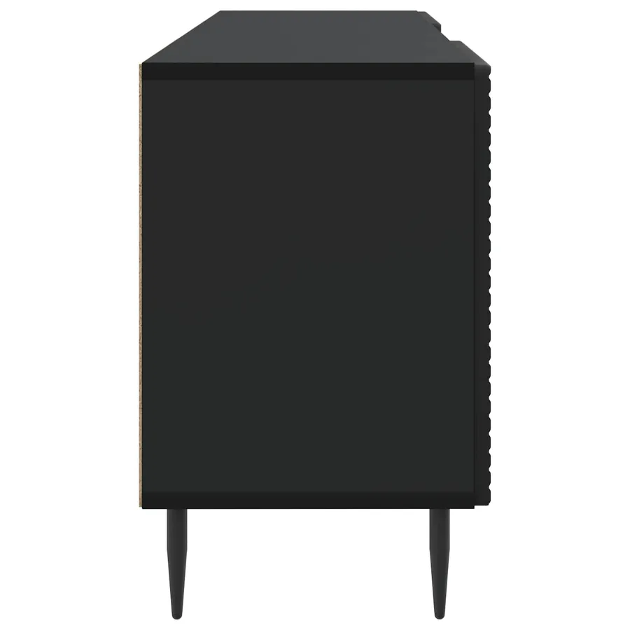 Meuble TV Noir 150 x 31 x 50 cm Bois d'ingénierie - 7