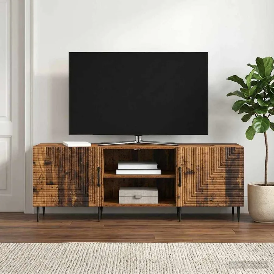 Meuble TV Bois ancien 150 x 31 x 50 cm Bois d'ingénierie - 4