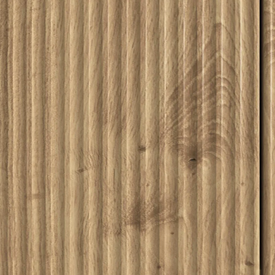 Buffet Chêne artisanal 66 x 34,5 x 90 cm Bois d'ingénierie - 8