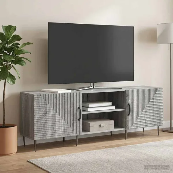 Meuble TV Sonoma gris 150 x 31 x 50 cm Bois d'ingénierie