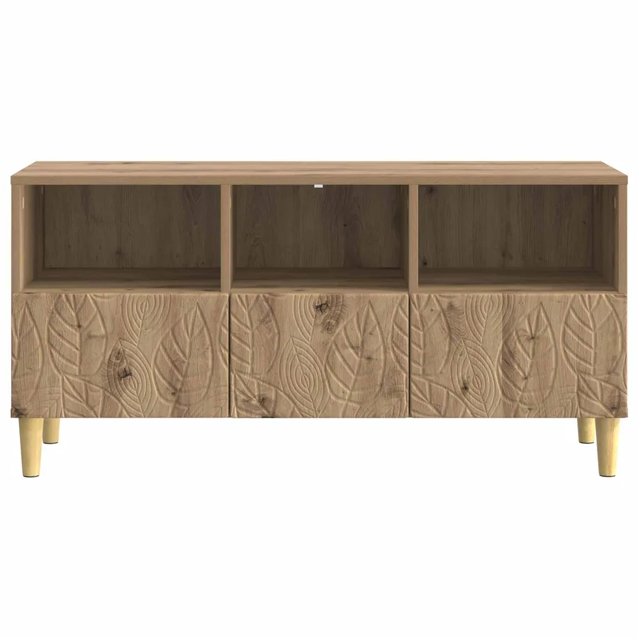 Meuble TV 102 x 34,5 x 50 cm Chêne artisanal Bois d'ingénierie - 5