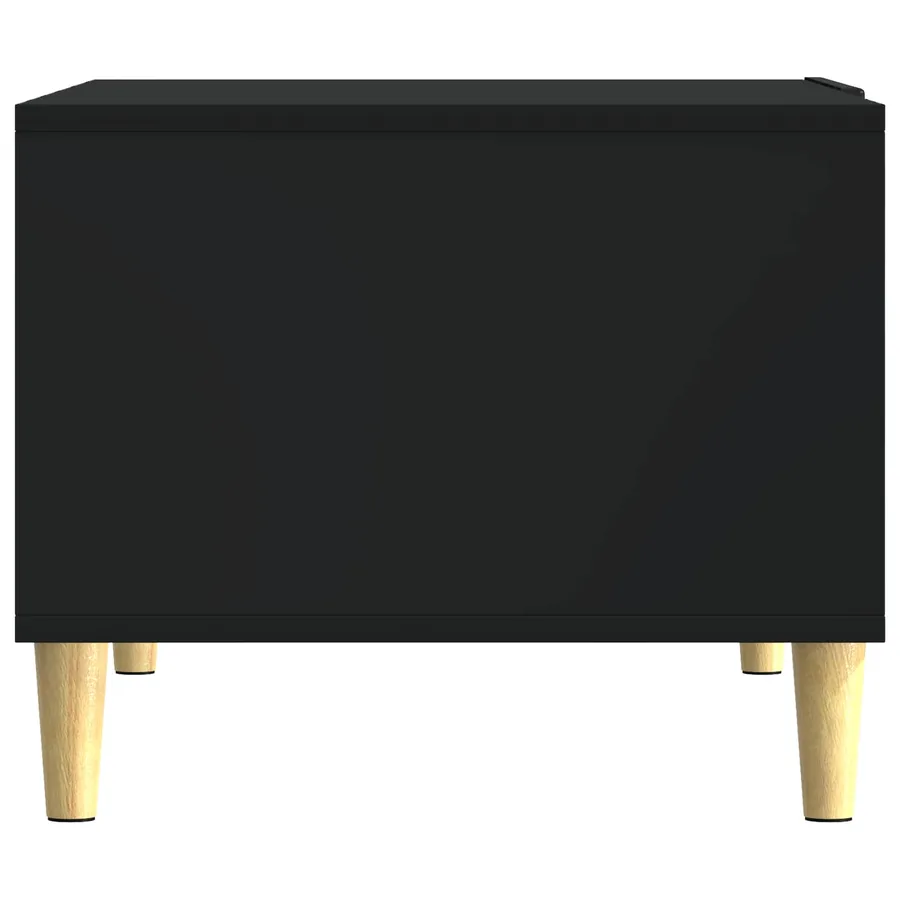 Table basse Noir 90 x 50 x 40 cm Bois d'ingénierie - 5