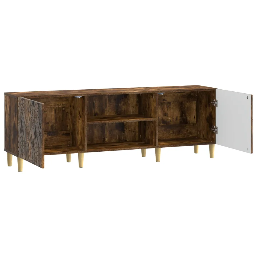 Meuble TV 150 x 31 x 50 cm Chêne fumé Bois d'ingénierie - 4