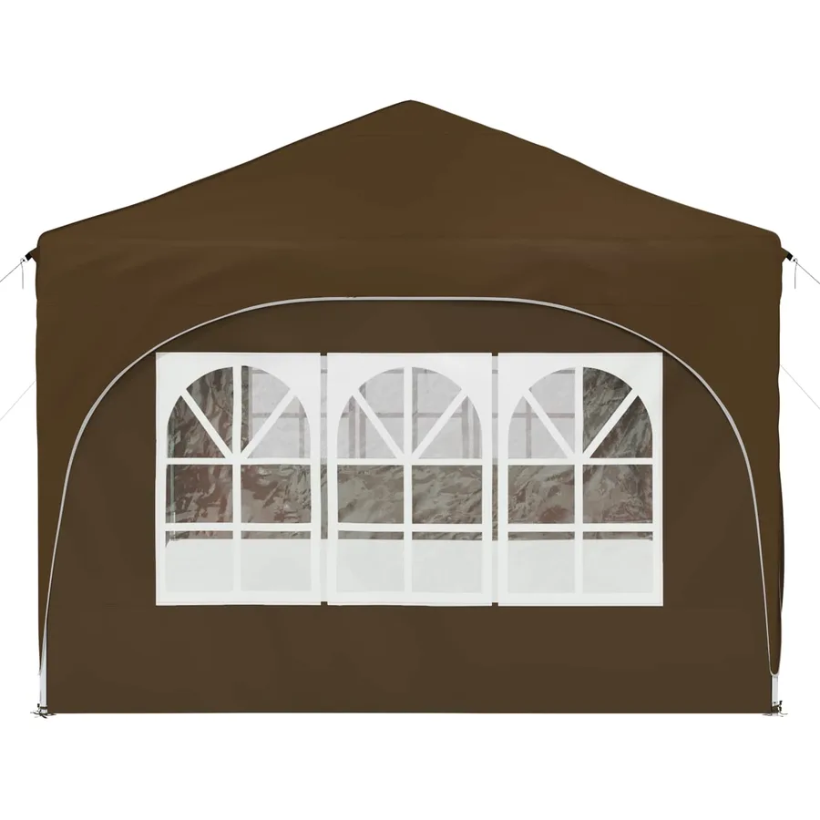 Tente de fête pop-up 575 x 288 x 245 cm Taupe Tissu Oxford - 7