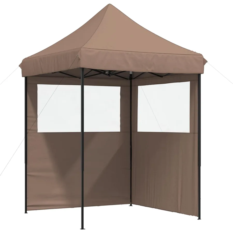 Tente de fête Marron 200 x 200 x 306 cm Tissu Oxford - 2