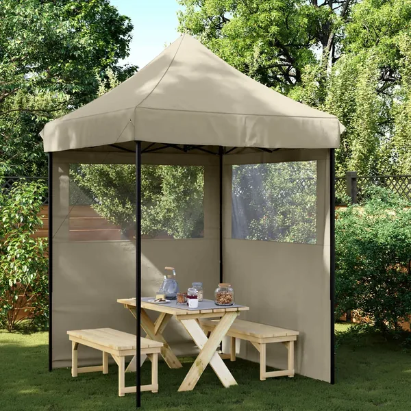 Tente de fête Taupe 200 x 200 x 306 cm Tissu Oxford
