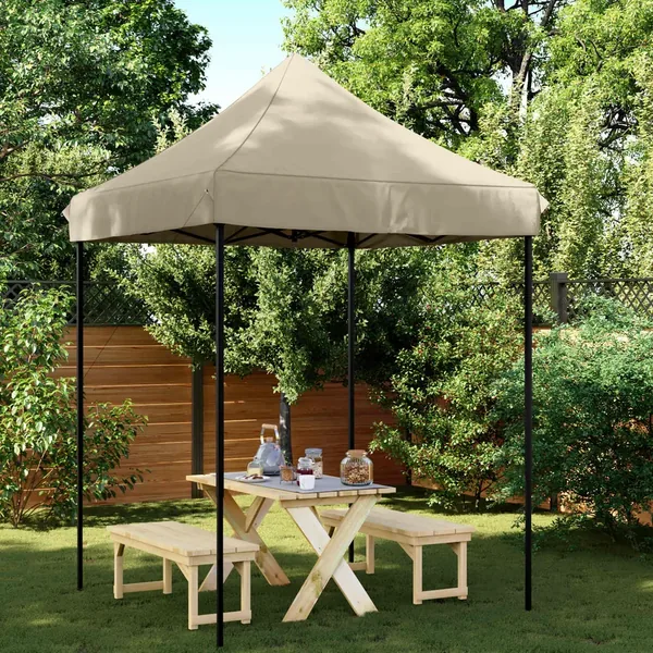 Tente de fête Taupe 200 x 200 x 306 cm Tissu Oxford
