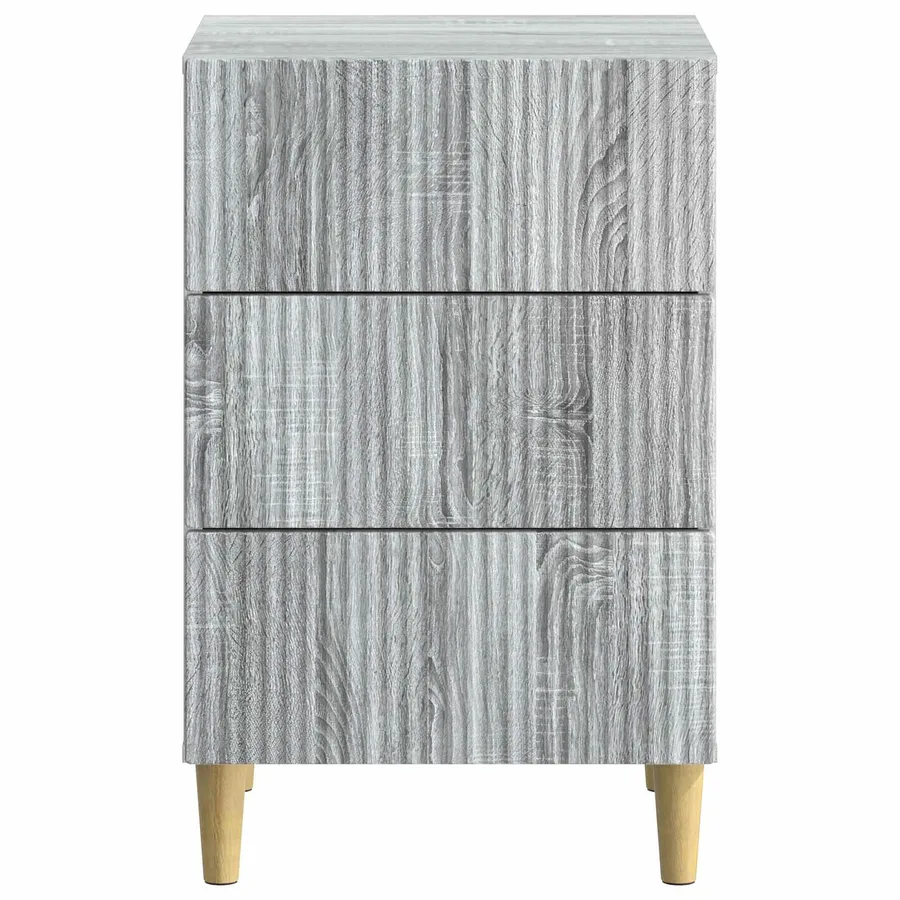 Cabinet de chevet avec tiroir Sonoma gris 43 x 41 x 66,5 cm - 5