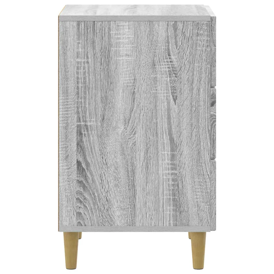 Cabinet de chevet avec tiroir Sonoma gris 43 x 41 x 66,5 cm - 6