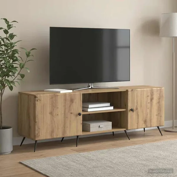 Meuble TV 150 x 31 x 50 cm Chêne artisanal Bois d'ingénierie