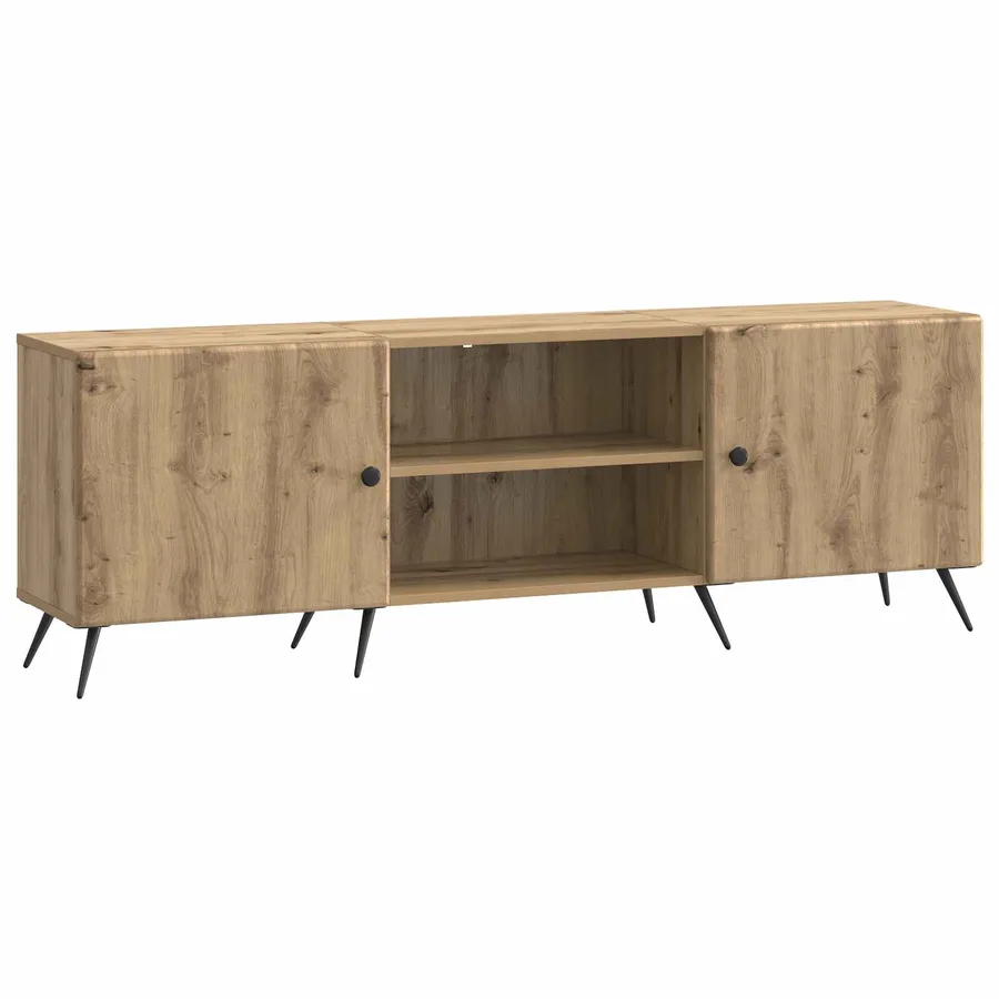 Meuble TV 150 x 31 x 50 cm Chêne artisanal Bois d'ingénierie - 2