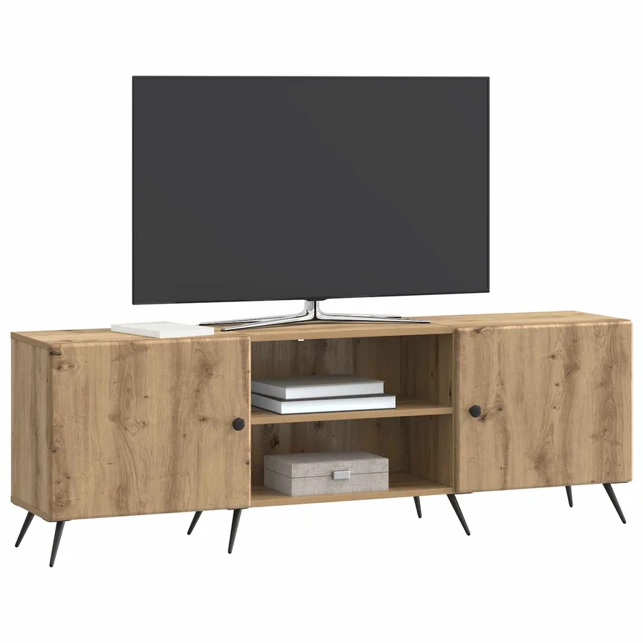Meuble TV 150 x 31 x 50 cm Chêne artisanal Bois d'ingénierie - 3